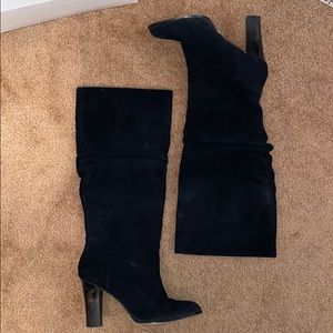 Banana Republic suede slouch boots